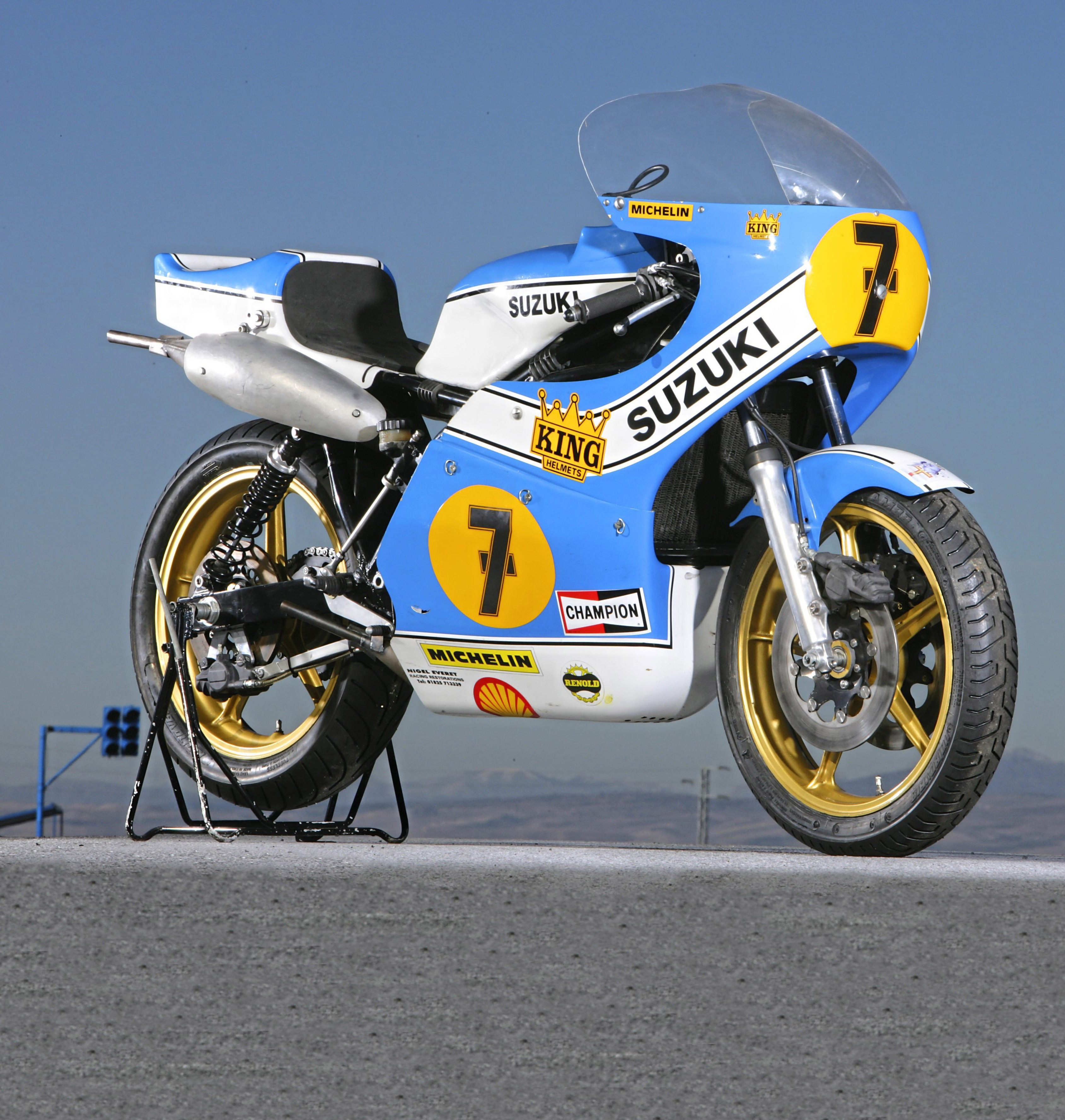 メル82243）Suzuki XR14 •B.Sheene•GP 1975 50 Years Today… Barry