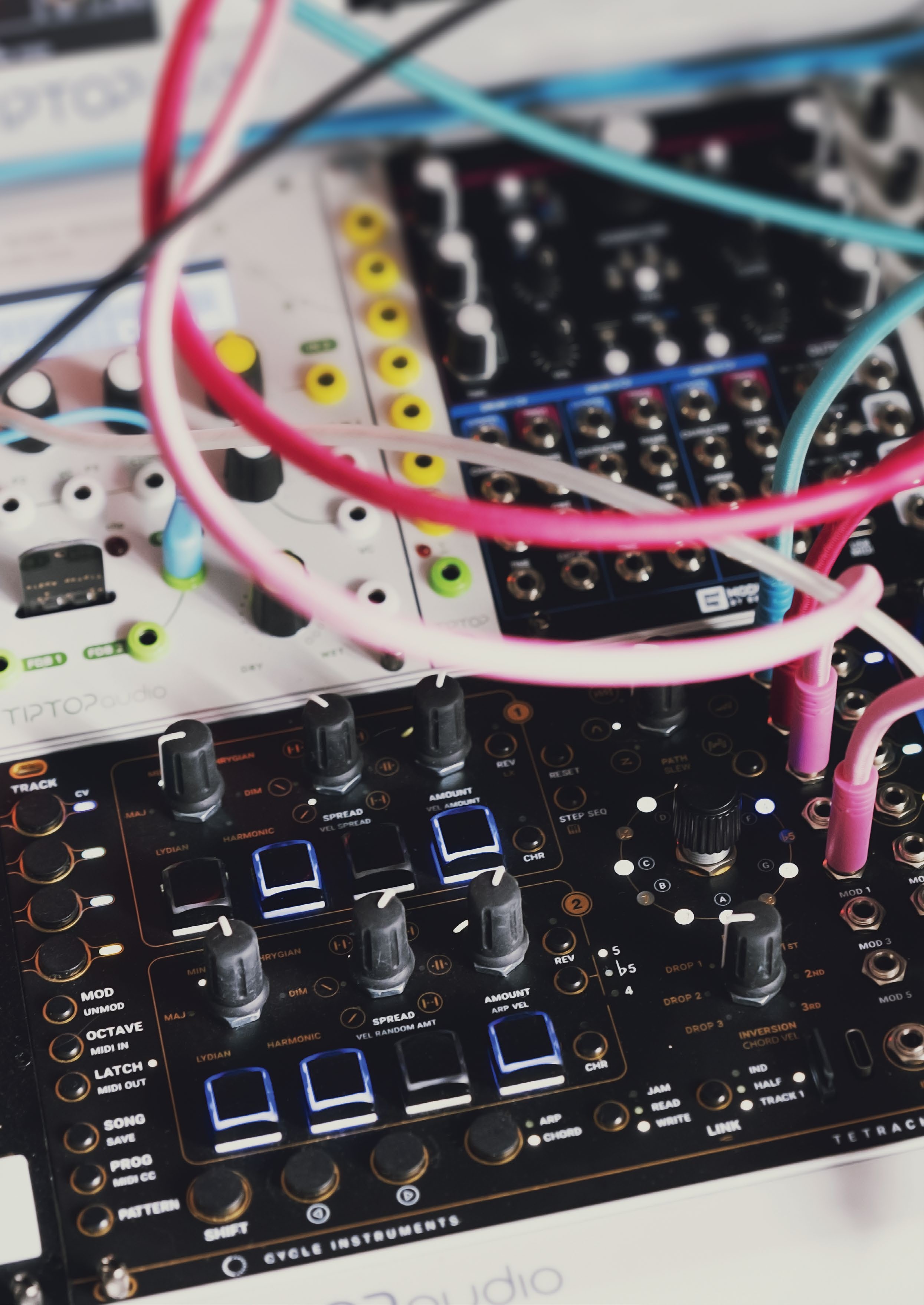 Tetrachords cycle instruments モジュラーシンセ Cycle Instruments Tetrachords - Eurorack Module on ModularGrid