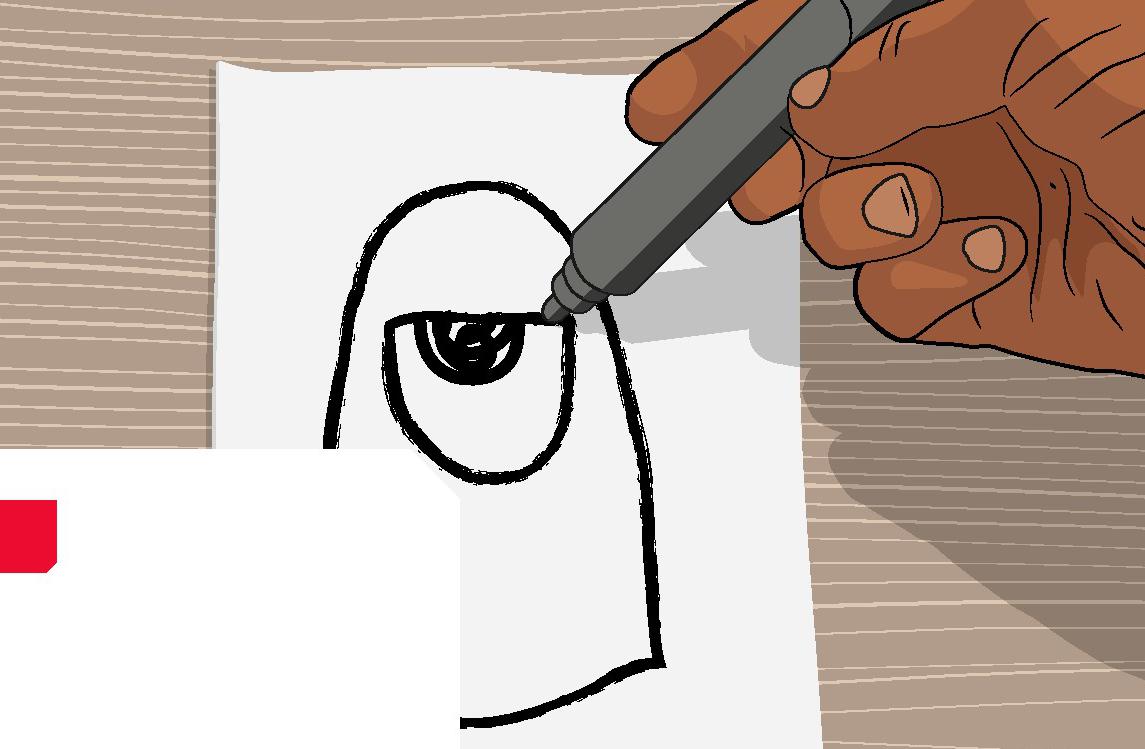 Disappear Drawing 791x1024